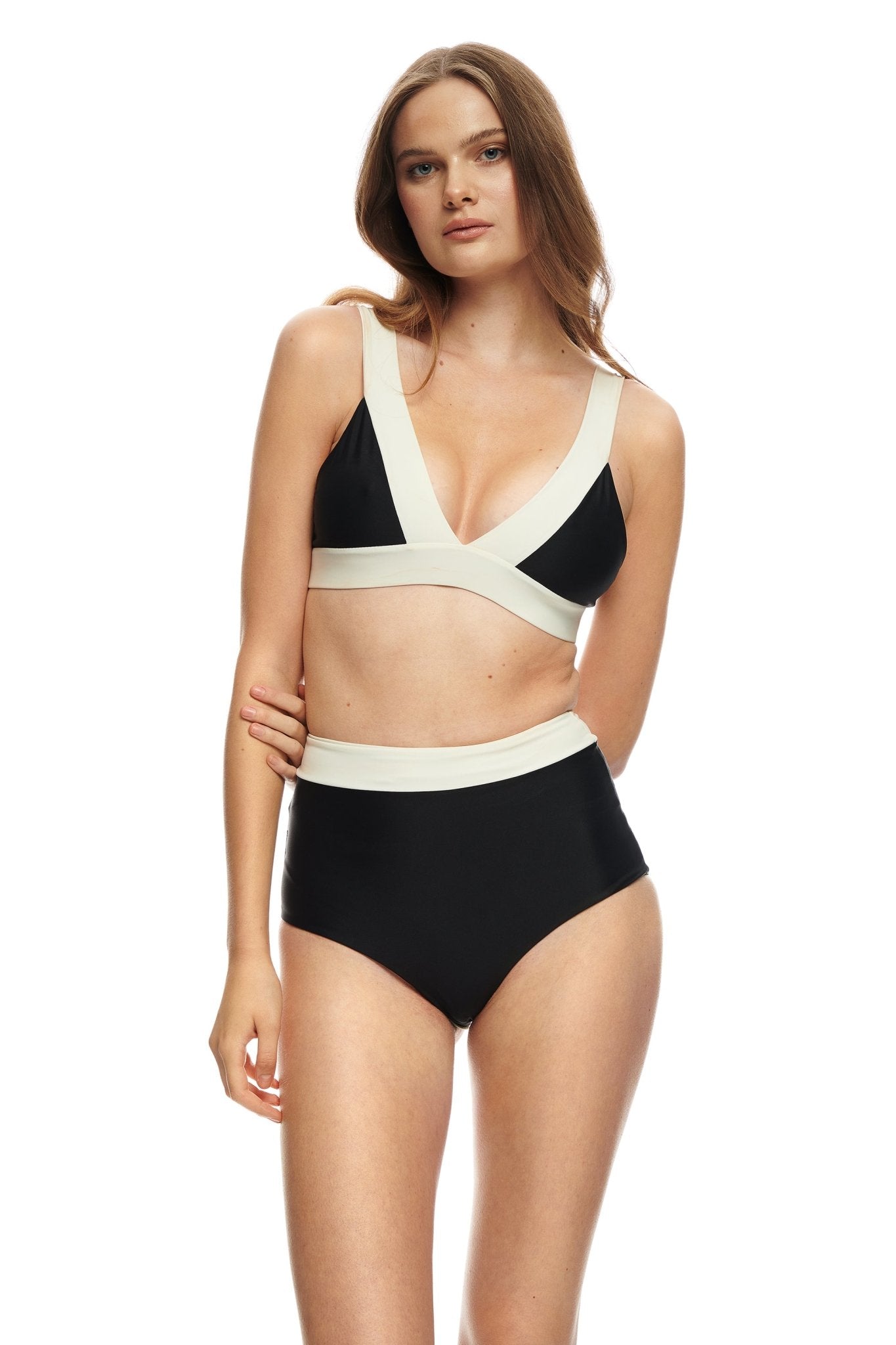 Scampi Faro grön svart vändbar bikinitrosa