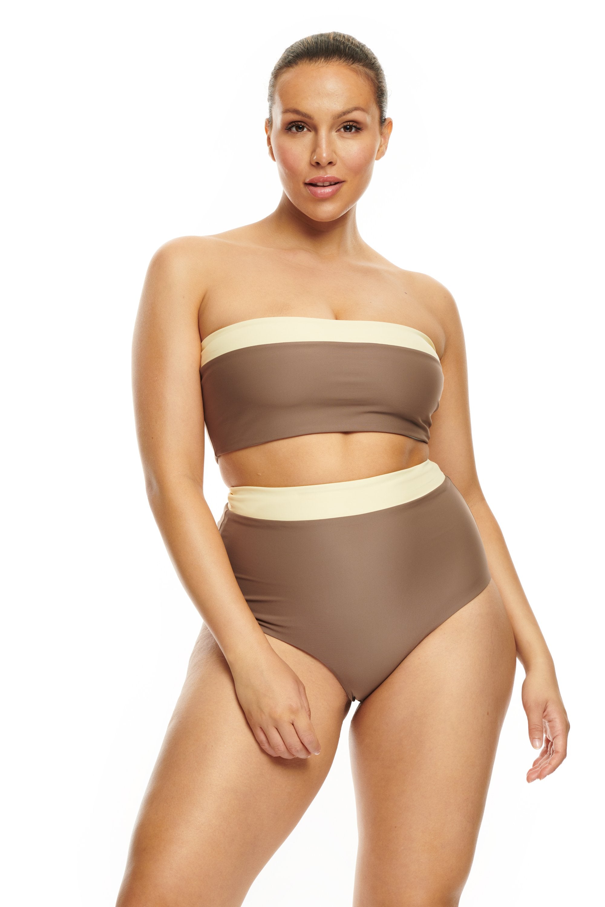 Air Bikinitopp-DARK SAND