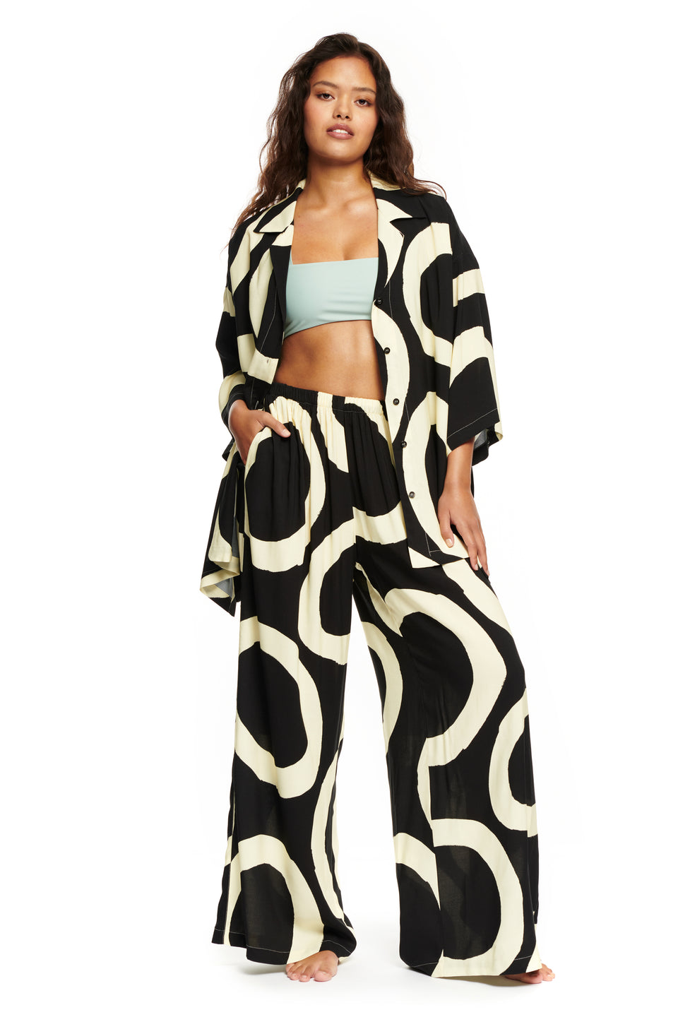Leopard Print Animal Print Beach Trouser | WHISTLES |