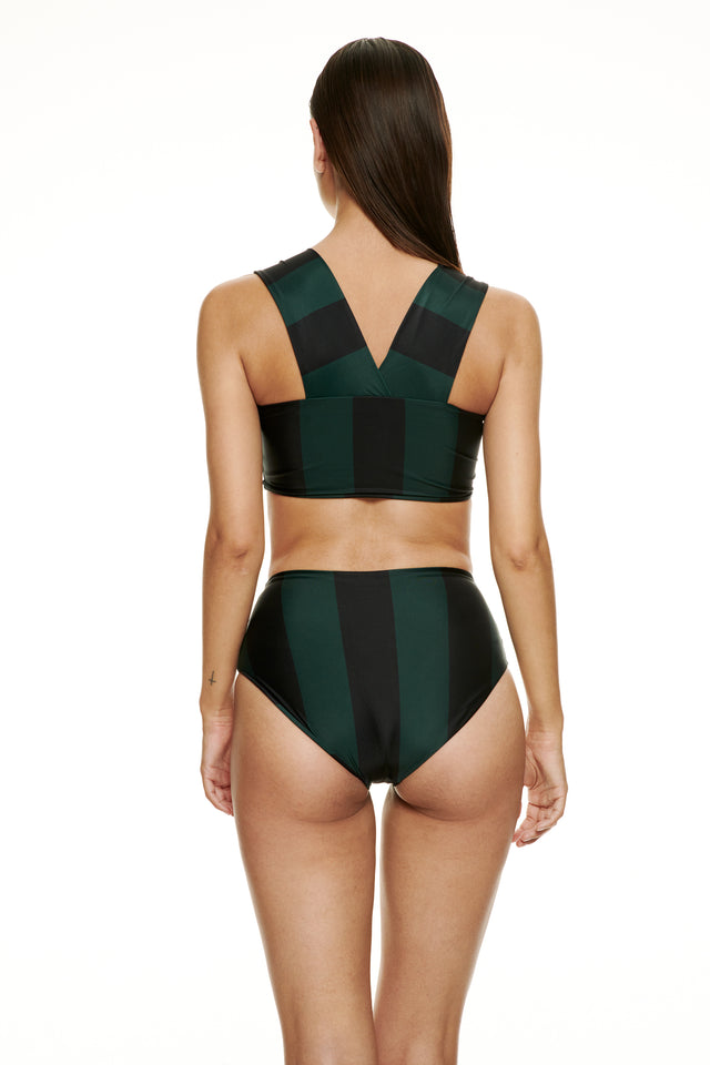 Echo Bikinitopp-BOLD STRIPE KELP