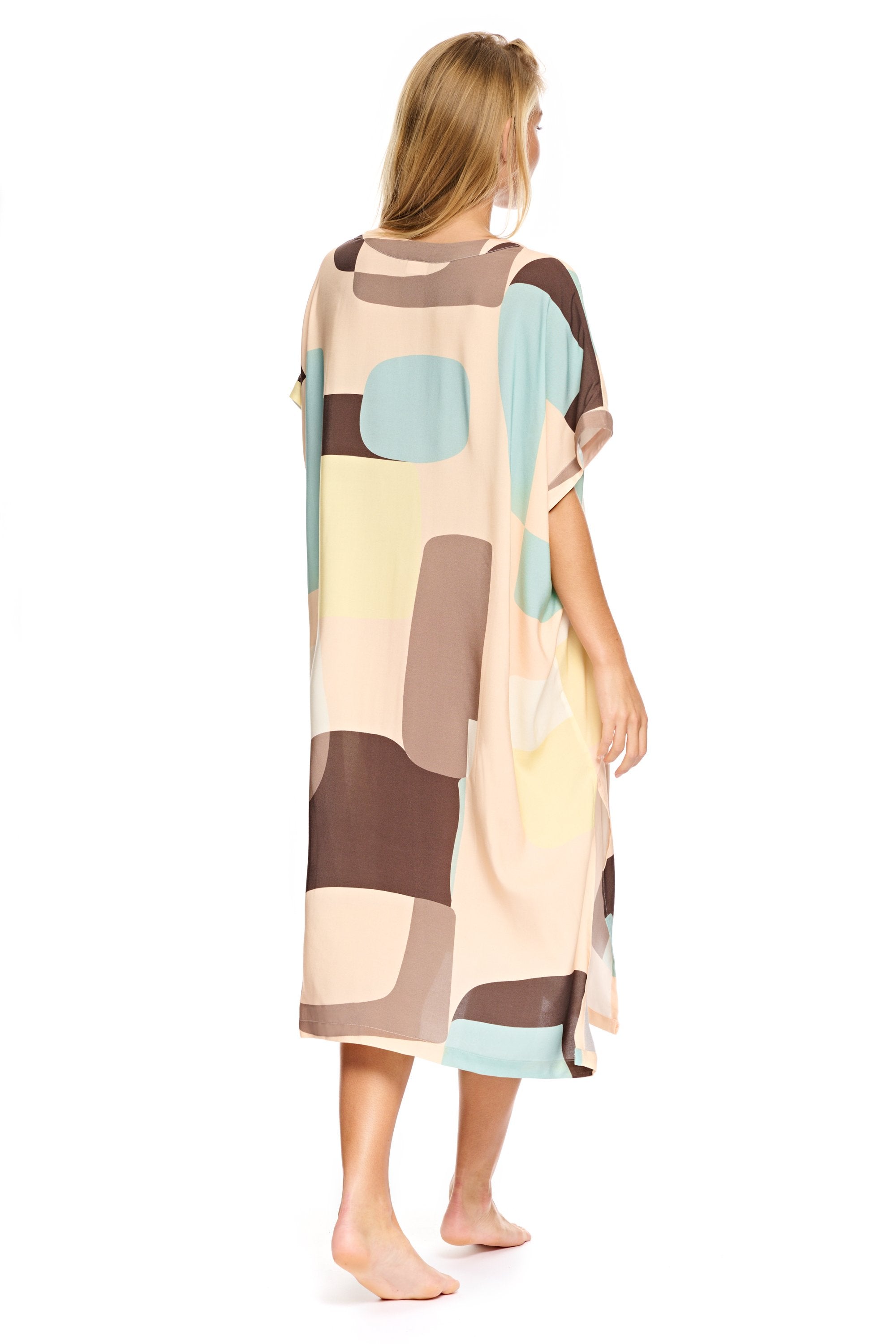Flores Klänning -MONDRIAN PEACHES
