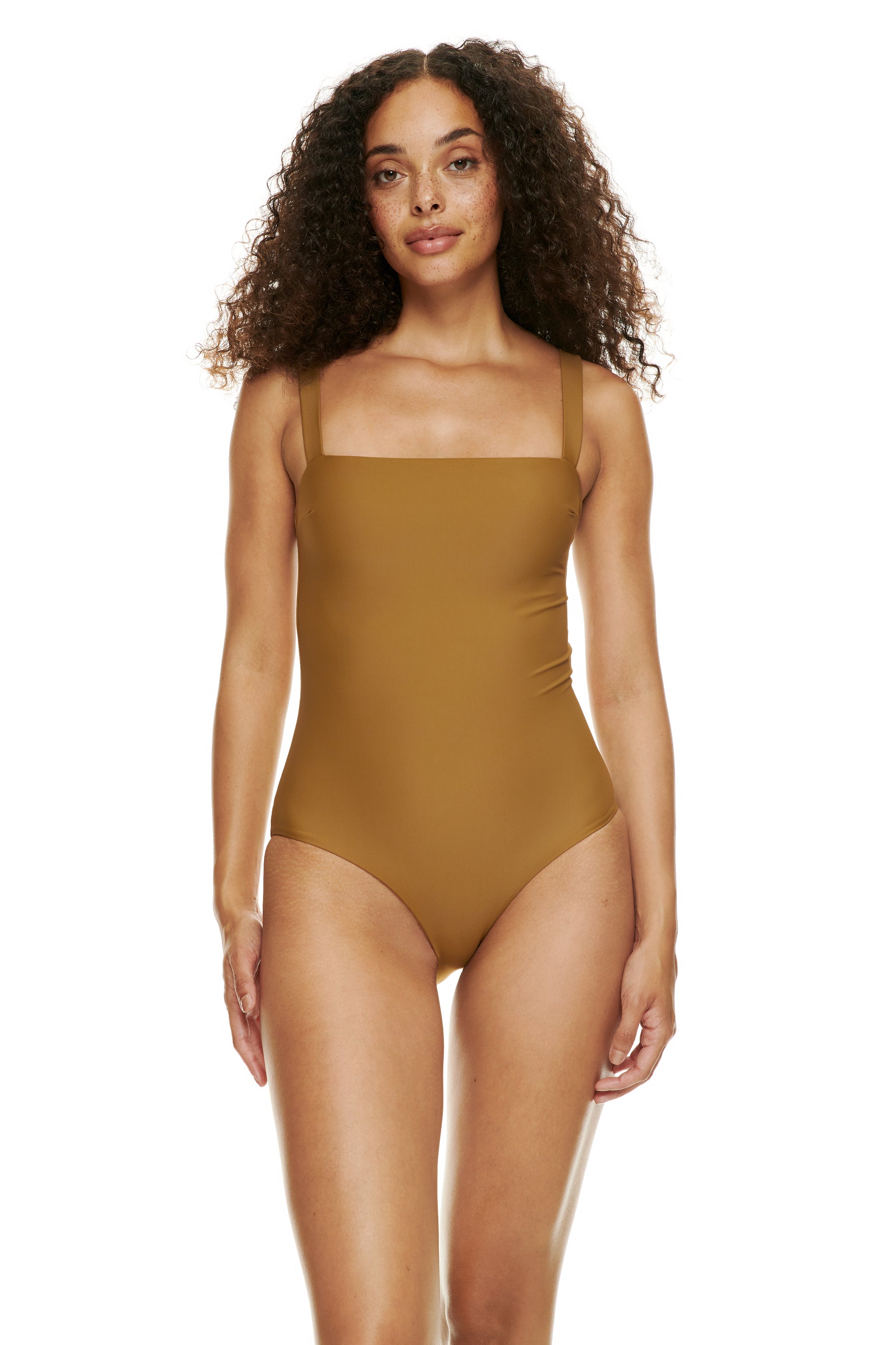 Haiti Swimsuit-CARAMEL