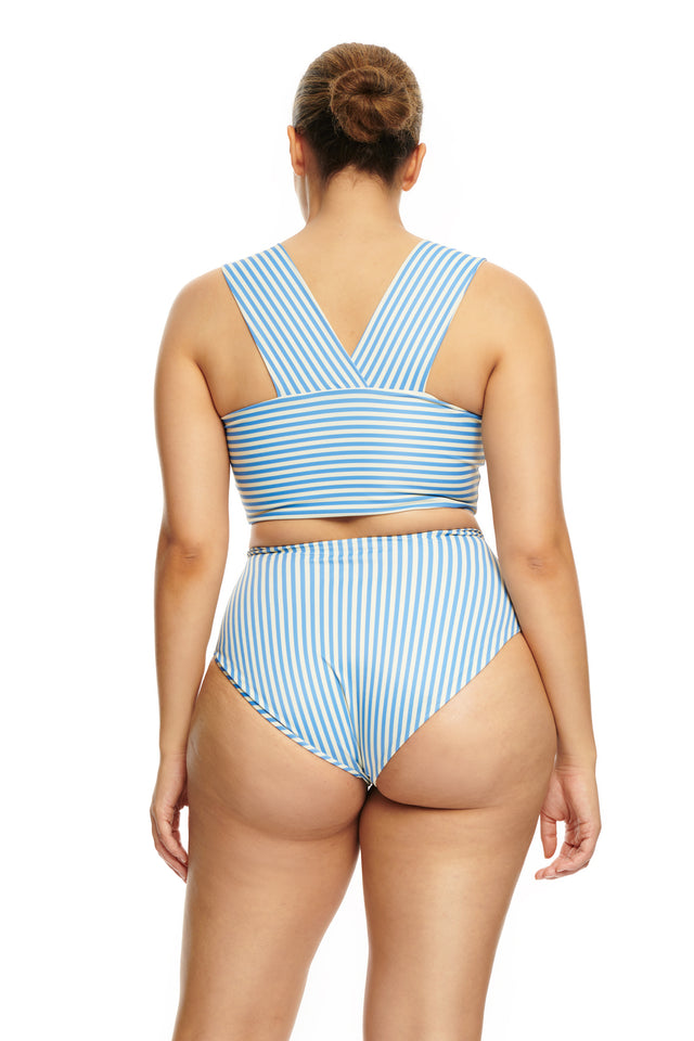 Peniche Bikini Bottom-STRIPE SEA