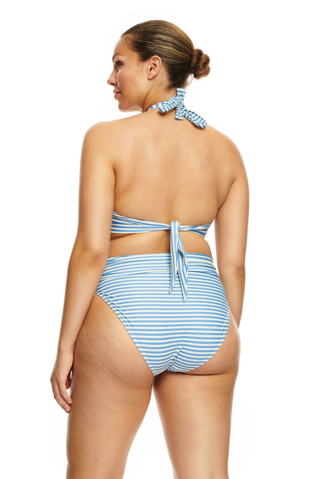 Tiburon Bikinitopp-STRIPE SEA