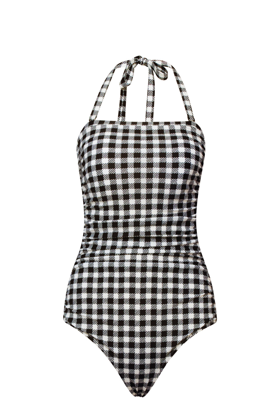 Acapulco Swimsuit-GINGHAM INK