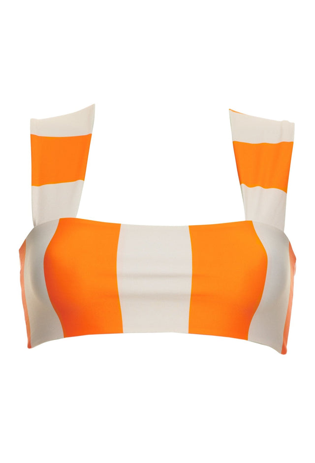 Echo top-BOLD STRIPE ORANGINA