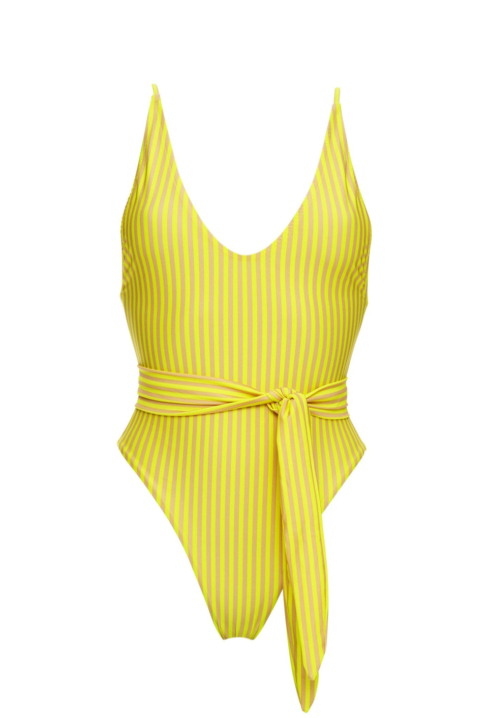 Java Swimsuit-STRIPE LEMON