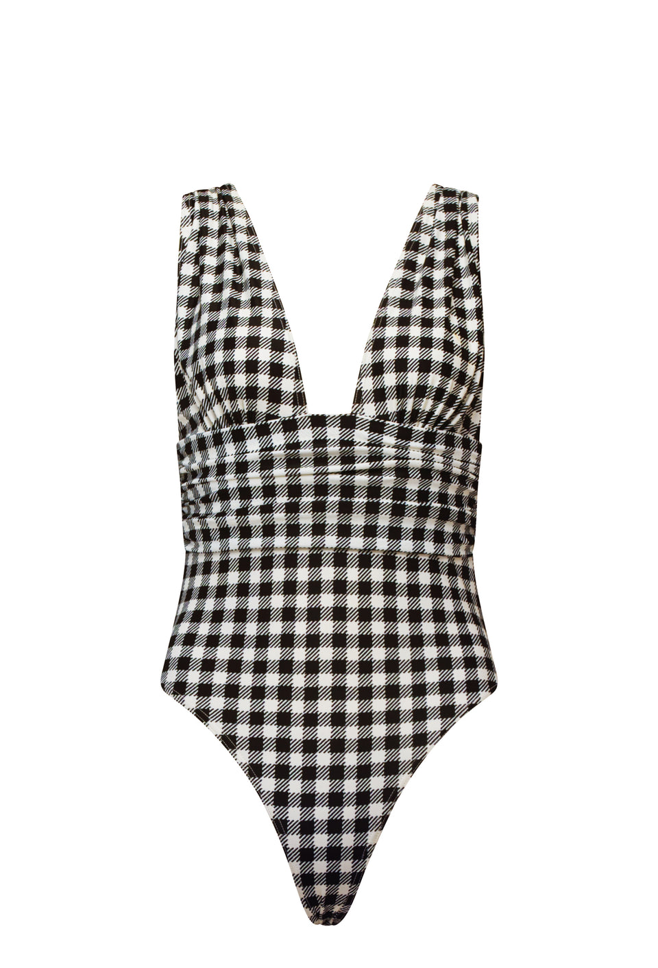 Rio Swimsuit-GINGHAM INK