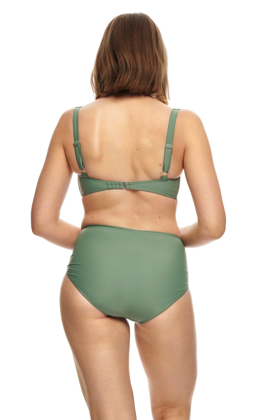 Scampi Rita grön drapperad bikinitrosa